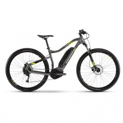 Електровелосипед Haibike SDURO HardNine 1.0 400Wh 9 s. Altus 29, рама L, сіро-лаймово-чорний, 2020