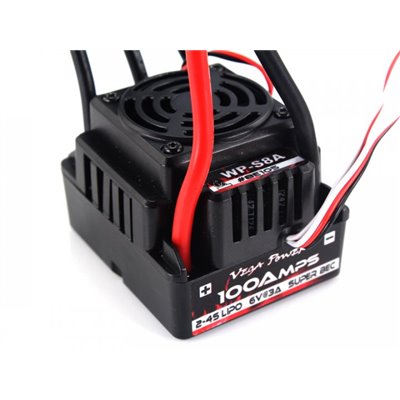 100A Brushless Electric Speed Controller for 1/8XB/SC/XT/MT 100A water splash proof ESC. 30596