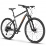 Велосипед Ghost Square Cross Essential AL W 28, рама L, сіро-чорний, 2021
