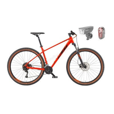 Велосипед KTM CHICAGO 291 29 XXL/57, помаранчевий (чорний), 2022/ 2023