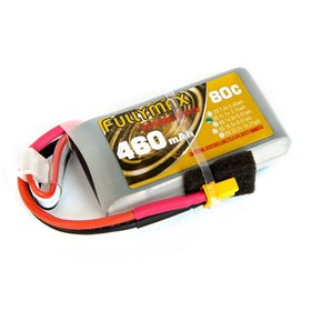Акумулятор Fullymax 11.1 V 460mAh Li-Po 3S 80C XT30 (100-130mm FPV Drone)