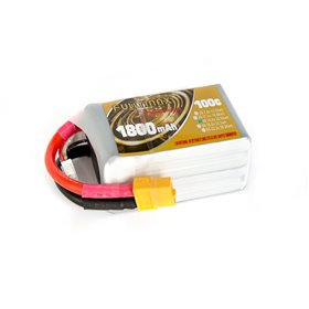 Акумулятор Fullymax 14.8 V 1800mAh Li-Po 4S 100C XT60 (180-220mm FPV Drone)