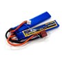 Акумулятор для страйкболу Dinogy Li-Pol 7.4 V 2S 1300mAh 25C 2 пелюстки 7.5х18х96мм T-Plug