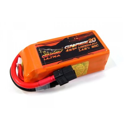 Акумулятор Dinogy ULTRA G2.0 Li-Pol 1000mAh 14.8 V 4S 80C XT60 76х27х34мм