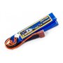 Акумулятор для страйкболу Giant Power (Dinogy) Li-Pol 7.4 V 2S 1300mAh 25C 2 пелюстки 7.5х20х103мм T-Plug