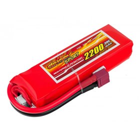 Акумулятор Dinogy Li-Pol 2200mAh 11.1 V 3S 30C 22x36x110 мм T-Plug (2711469782854)