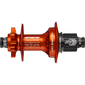 Втулка задня SPANK HEX J-Type Boost R148 Microspline 32H, Orange