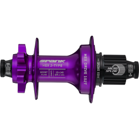 Втулка задня SPANK HEX J-Type Boost R148 Microspline 32H, Purple