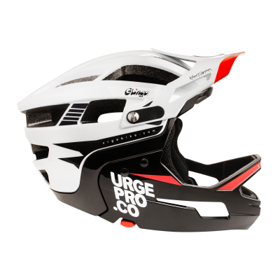 Шолом Urge Gringo de la Pampa біло-чорний L / XL, 58-62 см