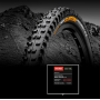 Покришка Continental Der Baron Projekt 26 x2. 4, фолдінг, Tubeless, ProTection Apex, Skin