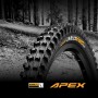 Покришка Continental MudKing, 26 x2.30, 57-559, Чорна, не складна, BlackChili, Apex, Skin, 1100гр.