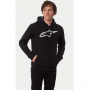 Реглан Alpinestars AGELESS ZIP HOODIE V3 BLACK/WHITE, XL