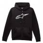 Реглан Alpinestars AGELESS ZIP HOODIE V3 BLACK/WHITE, XL