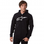 Реглан Alpinestars AGELESS ZIP HOODIE V3 BLACK/WHITE, XL