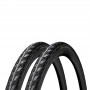 Покришка Continental Contact, 28 | 700 X 28C | 28 X 1 5/8 X 1 1/8, Чорна, не складна, світловідбиваюча
