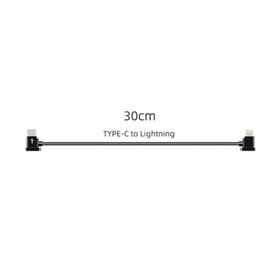 Кабель Sunnylife 30 см для RC-N1 DJI Mini 2, Mavic 3 / Air 2/2S, Pocket 2 (USB Type-C - Lightning) TY-X9305 Lightning