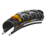 Покришка Continental Contact Plus Travel, 28 | 700 X 35C | 28 X 1 3/8 X 1 5/8, Чорна, не складна, світловідбиваюча