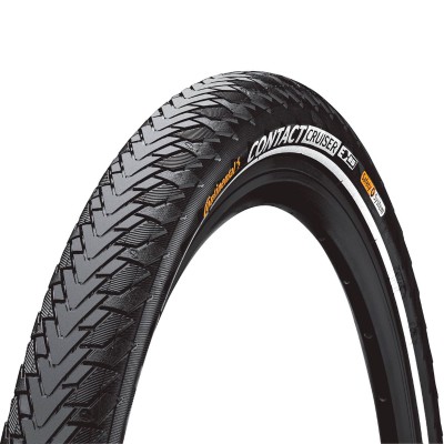 Покришка Continental CONTACT Cruiser Reflex, 28 x2.20, 55-622, Wire, SafetySystem Breaker, 1025 г, чорний