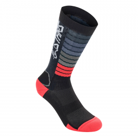 Шкарпетки Alpinestars DROP SOCKS 22 BLACK BRIGHT RED, L