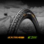 Покришка Continental RIDE Tour Reflex, 28, 700 x 32C, 28 x 1 1/4 x 1 3/4, 32-622, Wire, ExtraPuncture Belt, 640гр., чорний