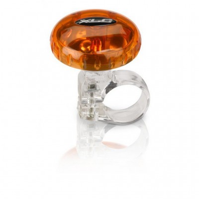 Дзвінок велосипедний XLC DD-M012, прозоро-Помаранчевий, Ø36мм