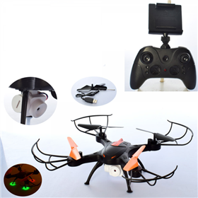 Дрон Bambi LH-X43HWF Чорний-помаранчевий (MR04442)