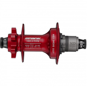 Втулка задня SPANK HEX J-Type Boost R148 XD 32H, Red