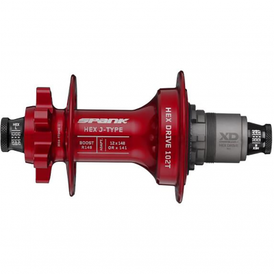 Втулка задня SPANK HEX J-Type Boost R148 XD 32H, Red