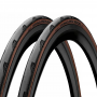 Покришка безкамерна Continental Grand Prix 5000S TR 28 | 700 x 25C чорна/коричнева foldable skin