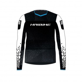Футболка Haibike Freeride, довгий рукав, s, чорно-білий