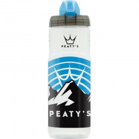 Фляга Peaty's x Fidlock Lockin Bottle, Mountains / Clear, 600ml