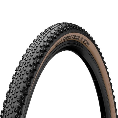 Покришка бескамерная Continental Terra Trail ShieldWall 28 | 700 x 40C | 28 x 1.50 чорна/коричневая
