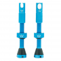 Ніпелі Peaty's x Chris King Tubeless Valves, 42mm, Turquoise