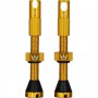 Ніпелі Peaty's x Chris King Tubeless Valves, 42mm, Gold
