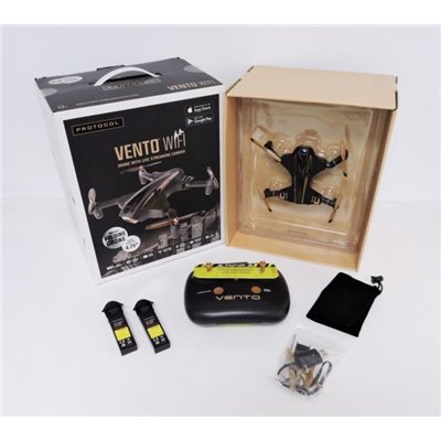 Квадрокоптер дрон складаний з камерою Protocol Vento WiFi 6182-7RC Wifi Drone з пультом