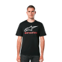 Футболка Alpinestars ALWAYS 2.0 CSF TEE BLACK/WHITE/RED, L
