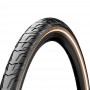 Покришка Continental Ride City 28 | / 700 x 42C (40C) чорна/коричнева, не складна, світловідбиваюча