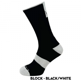 Шкарпетки Peaty's AW25 ShredSock - Block, Black/White, 10