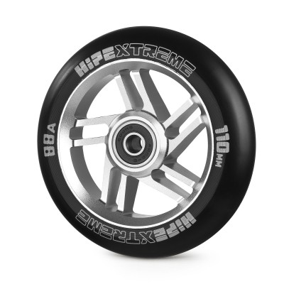 Колесо для трюкового самокату Hipe H5 110мм, Silver/Black PU