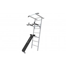 Шведська стінка Fitlogic FL01 Lux / сіра / сталь