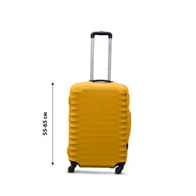Чохол для валізи Coverbag дайвінг M жовтий