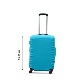 Чохол для валізи Coverbag дайвінг M бірюза