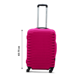 Чохол для валізи Coverbag дайвінг L малина