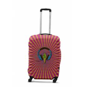 Чохол для валізи Coverbag навушники M різнобарвний