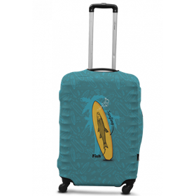 Чохол для валізи Coverbag серфінг L різнобарвний