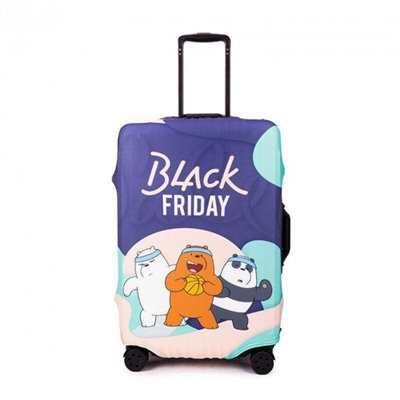 Чохол для валізи Turister модель Black Friday M Різнобарвний (BF_073M)