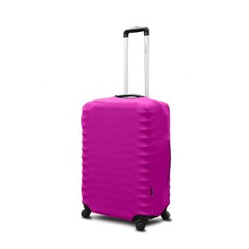 Чохол для валізи Coverbag неопрен M фуксія