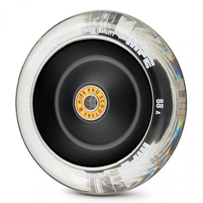 Колесо для трюкового самоката Hipe H5, transparent/white