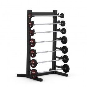 Стійка з 7-ма штангами Gym80 Basic Power Curl Barbell Rack