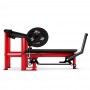 Професійна лава зі стійками для жиму горизонтальна GYM80 Pure Kraft Press Bench Dual